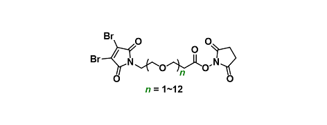 3,4-Dibromo-Mal-PEGn-NHS ester